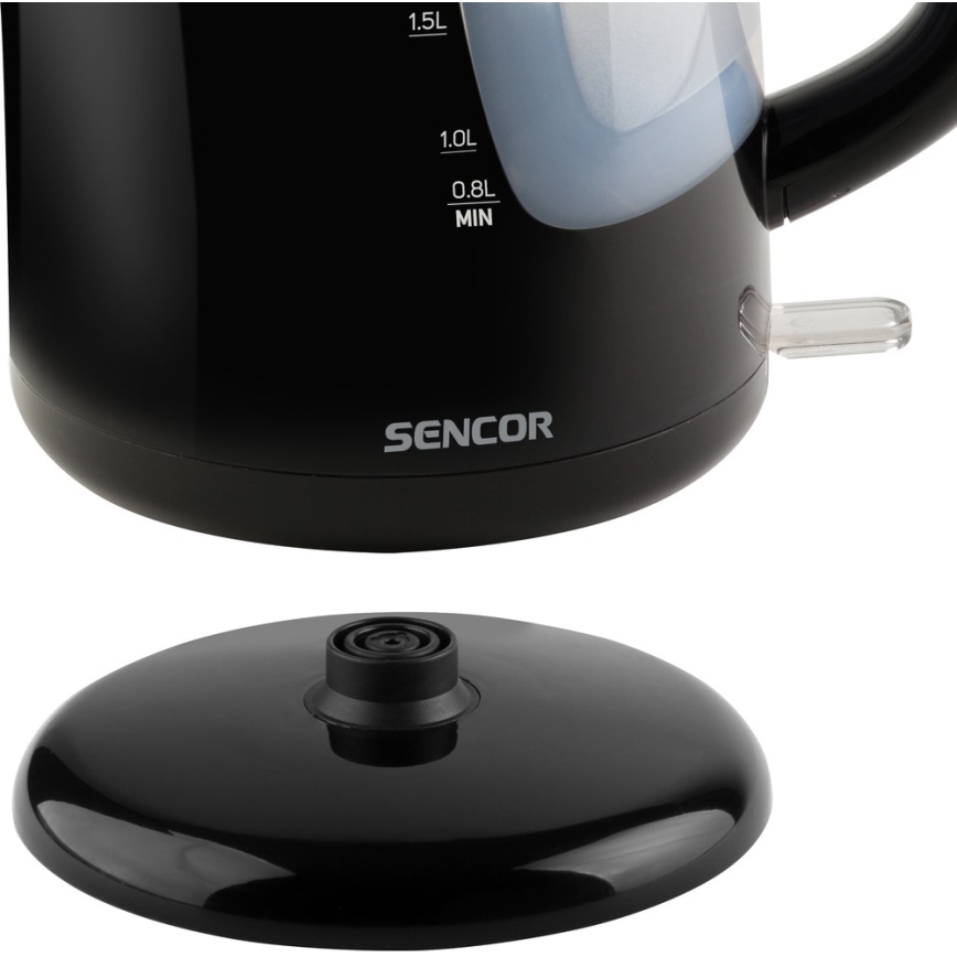 Sencor - Kuhalo za vodu 2,5 l 2200W/230V crna