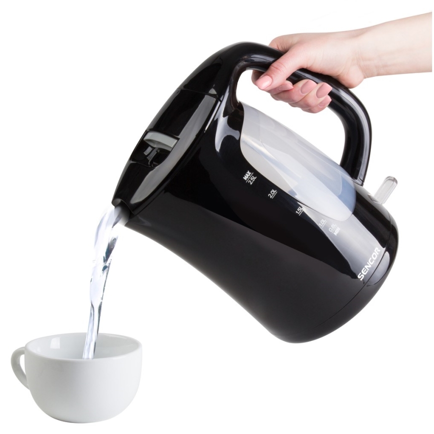 Sencor - Kuhalo za vodu 2,5 l 2200W/230V crna