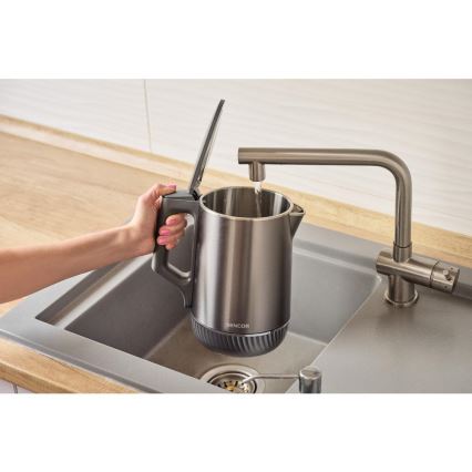Sencor - Kuhalo za vodu s termoregulacijom 1,7 l 1800W/230V nehrđajući čelik