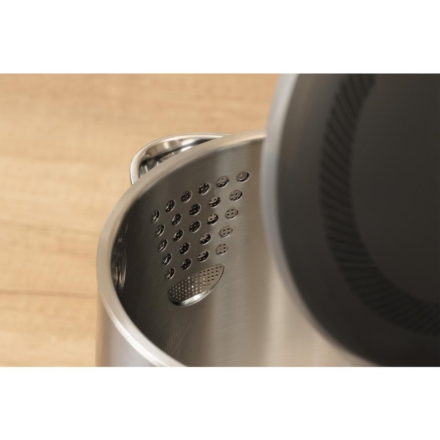 Sencor - Kuhalo za vodu s termoregulacijom 1,7 l 1800W/230V nehrđajući čelik