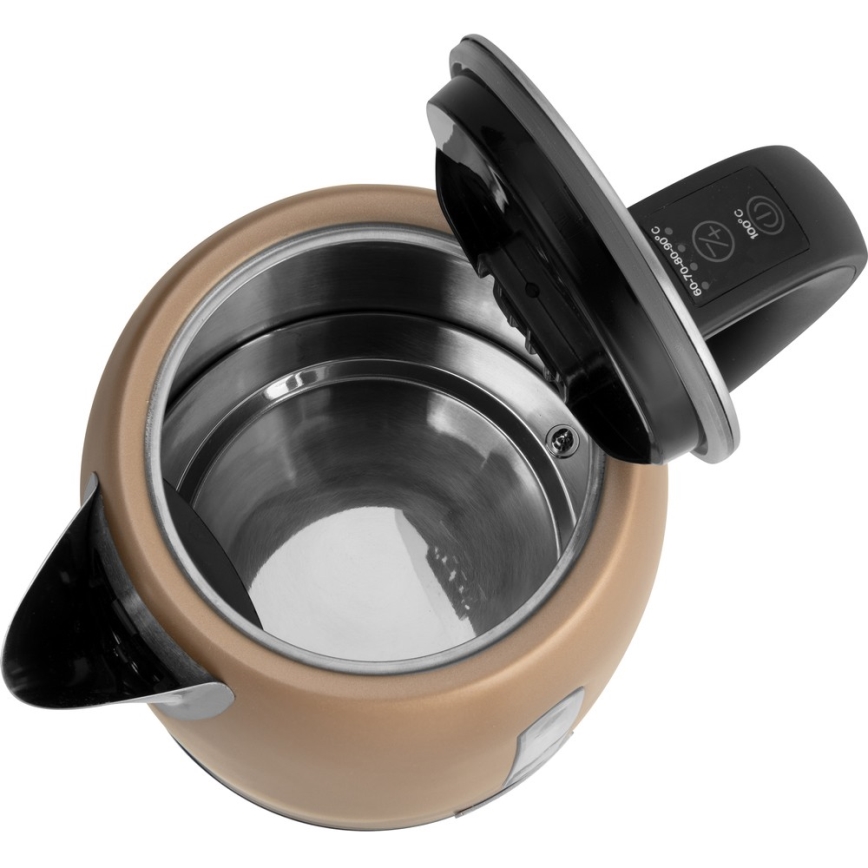 Sencor - Kuhalo za vodu s termoregulacijom 1,7 l 2150W/230V smeđa