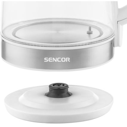 Sencor - Kuhalo za vodu s termoregulacijom 2 l 2200W/230V bijela