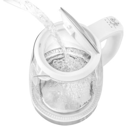 Sencor - Kuhalo za vodu s termoregulacijom 2 l 2200W/230V bijela