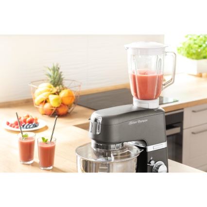 Sencor - Kuhinjski robot s posudom od nehrđajućeg čelika 1000W/230V siva