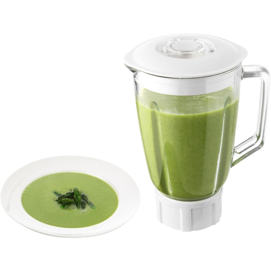 Sencor - Kuhinjski robot s posudom od nehrđajućeg čelika 1000W/230V siva