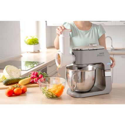 Sencor - Kuhinjski robot s nehrđajućom zdjelom 1700W/230V mat krom