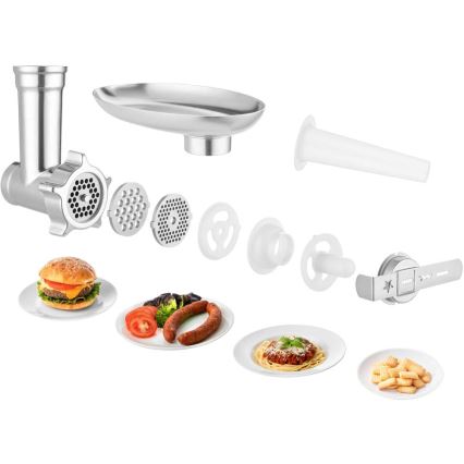 Sencor - Kuhinjski robot s nehrđajućom zdjelom 1700W/230V mat krom