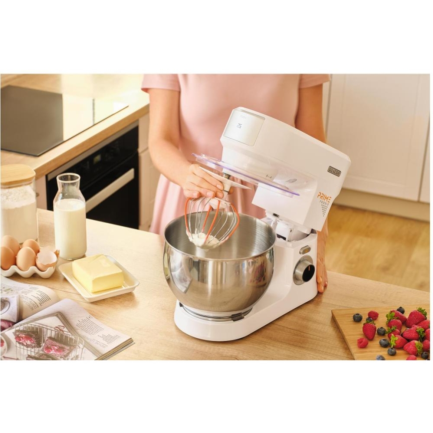 Sencor - Kuhinjski robot s posudom od nehrđajućeg čelika 1000W/230V bijela