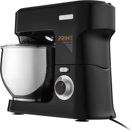 Sencor - Kuhinjski robot s posudom od nehrđajućeg čelika 1000W/230V crna