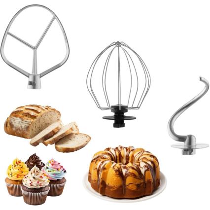 Sencor - Kuhinjski robot s posudom od nehrđajućeg čelika 1300W/230V bijela