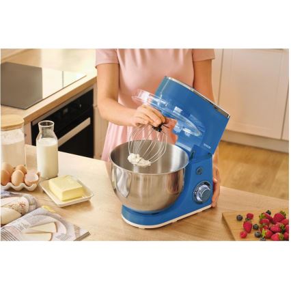 Sencor - Kuhinjski robot s posudom od nehrđajućeg čelika 1300W/230V plave boje