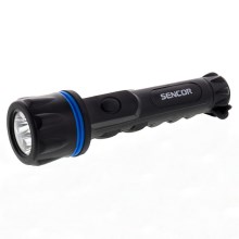 Sencor - LED Baterijska svjetiljka LED/2xAA IP62 plava