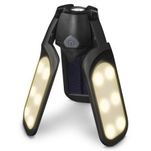 Sencor - LED Punjiva baterijska svjetiljka za kampiranje sa solarnim panelomLED/3W/1600 mAh IPX4