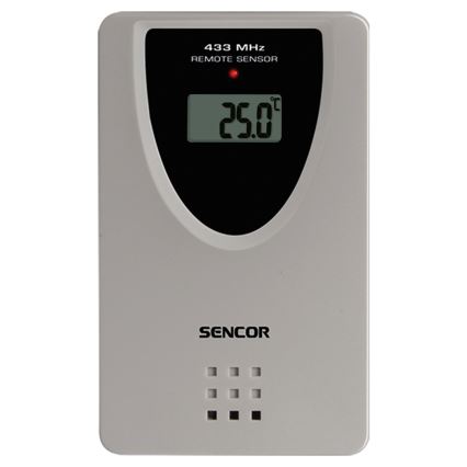 Sencor - Meteorološka stanica s LCD zaslonom u boji, budilicom i projektorom 2xAA + 2xAAA