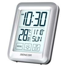 Sencor - Meteorološka stanica s LCD zaslonom i budilicom 2xAAA