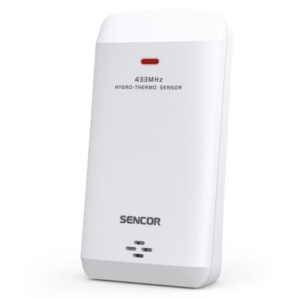 Sencor - Meteorološka stanica s LCD zaslonom u boji 5V/1xCR2032 + 2xAA
