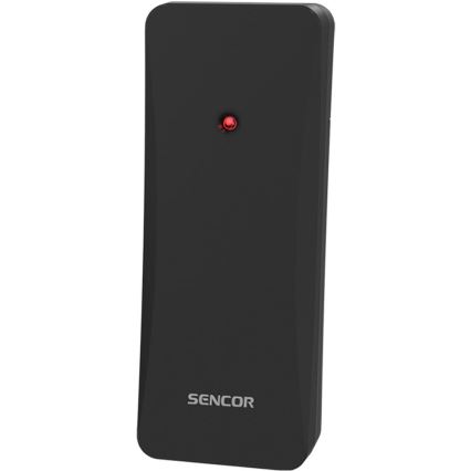 Sencor - Meteostanica s LCD zaslonom u boji, napajanje 3x AAA + 2x AA, crna