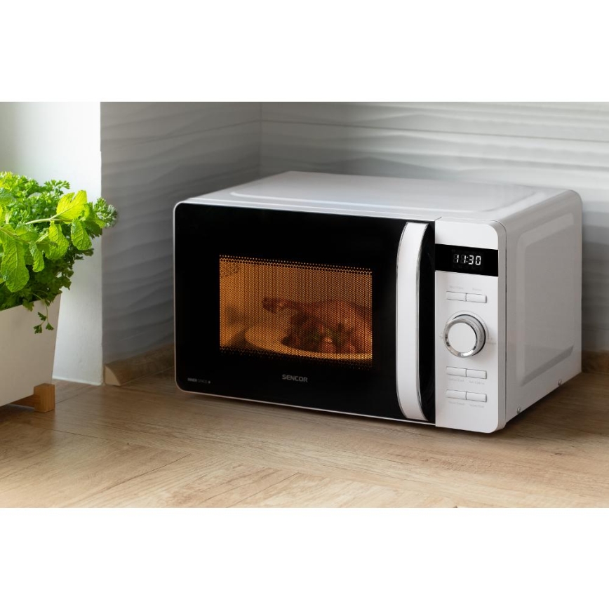 Sencor - Mikrovalna pećnica 800 W/230 V, 17 l, bijela