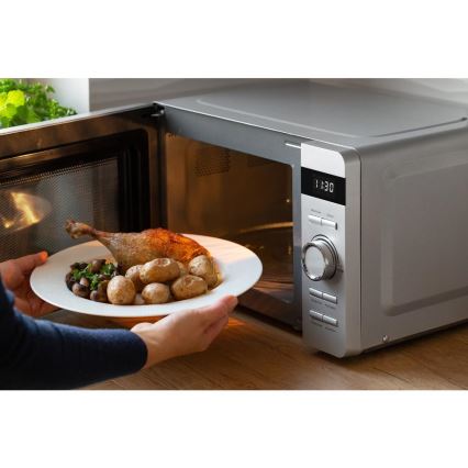Sencor - Mikrovalna pećnica 800W/230V 17 l srebrna