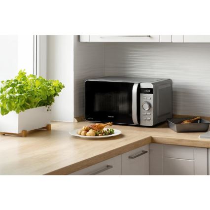 Sencor - Mikrovalna pećnica 800W/230V 17 l srebrna