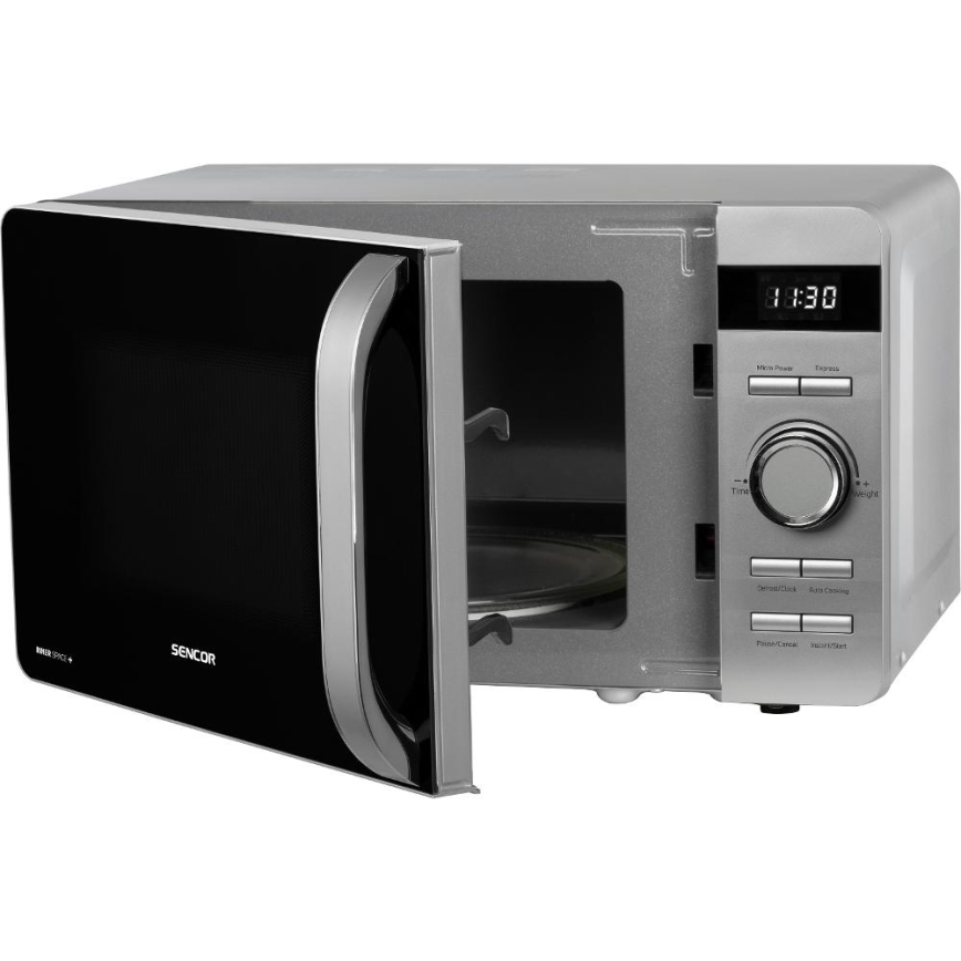 Sencor - Mikrovalna pećnica 800W/230V 17 l srebrna