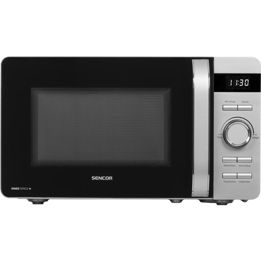 Sencor - Mikrovalna pećnica 800W/230V 17 l srebrna