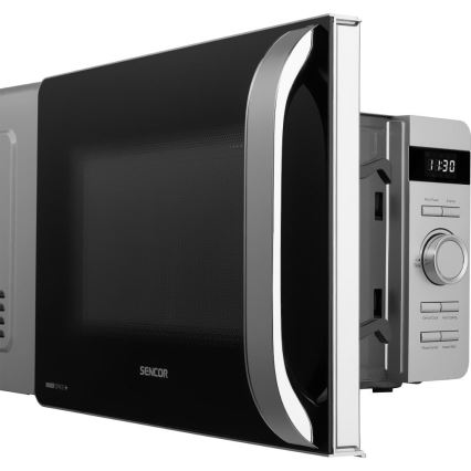 Sencor - Mikrovalna pećnica 800W/230V 17 l srebrna