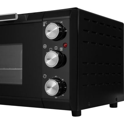 Sencor - Mini pećnica 20 l 1650W/230V crna