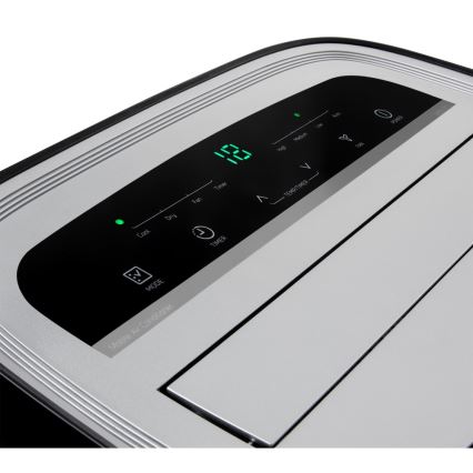 Sencor - Mobilni klima uređaj s LED zaslonom 3u1 1000W/230V 9000 BTU crna + daljinski upravljač