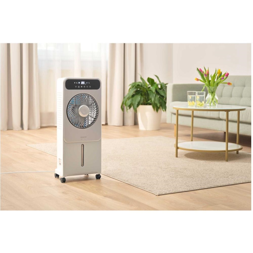 Sencor - Mobilni rashlađivač zraka 28W/230V siva + daljinski upravljač