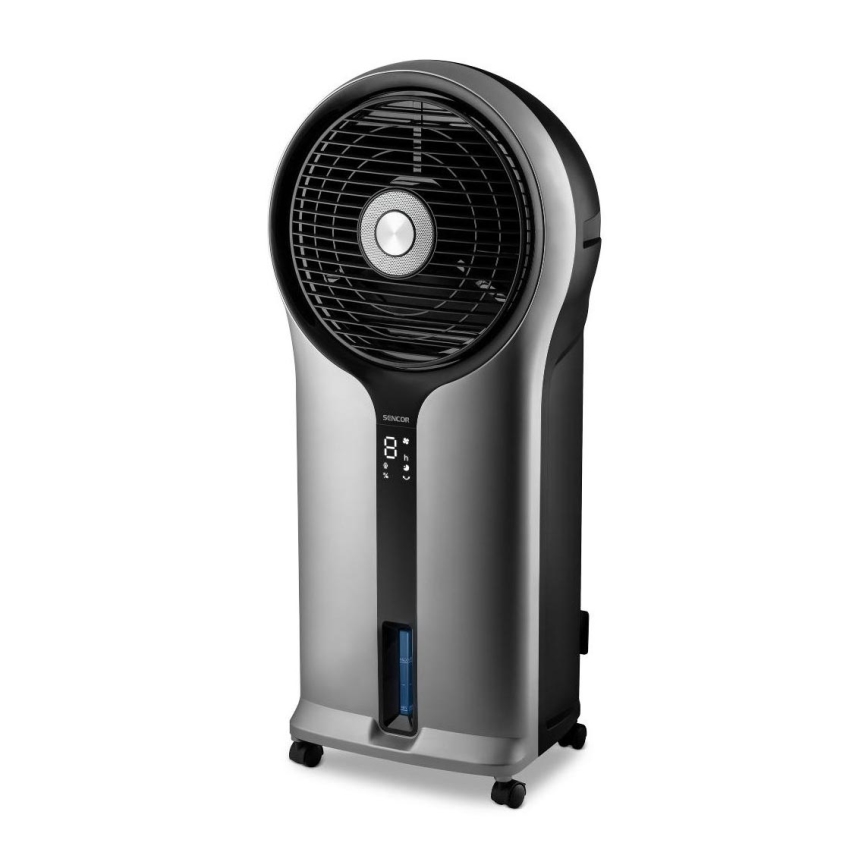 Sencor - Mobilni rashlađivač zraka 3u1 110W/230V srebrna/crna + daljinski upravljač