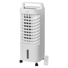 Sencor - Mobilni rashlađivač zraka s LED zaslonom 3u1 45W/230V bijela + daljinski upravljač