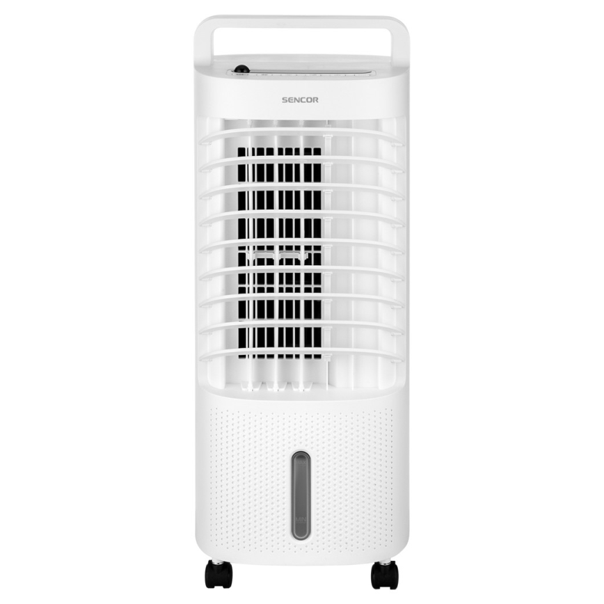 Sencor - Mobilni rashlađivač zraka s LED zaslonom 3u1 45W/230V bijela + daljinski upravljač
