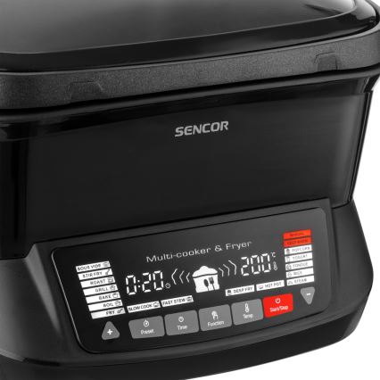 Sencor - Multifunkcionalna friteza s dodacima 1800W/230V 18 funkcija 4,8l