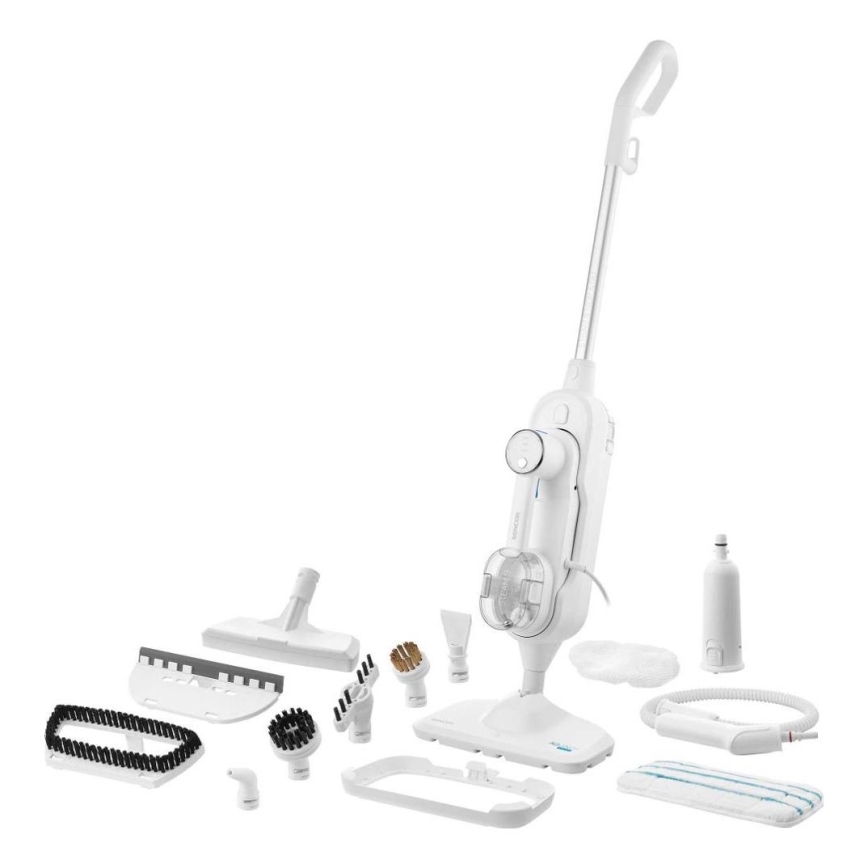 Sencor - Multifunkcionalni mop na paru 2u1 1500W/230V IPX4 bijela