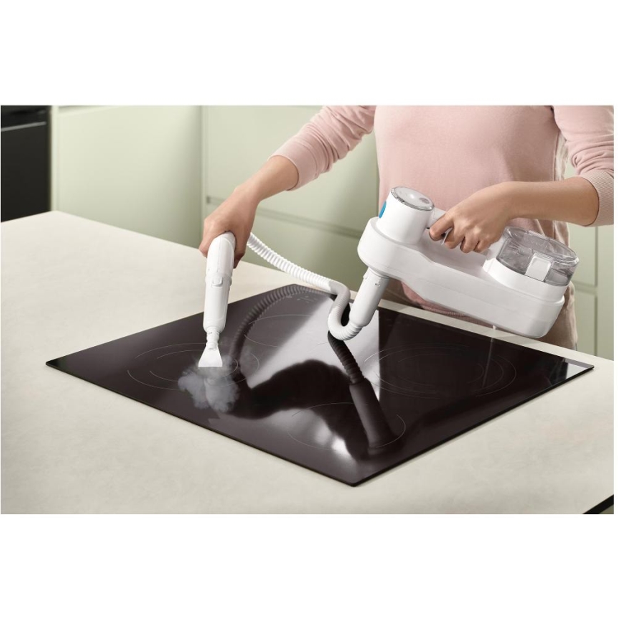 Sencor - Multifunkcionalni mop na paru 2u1 1500W/230V IPX4 bijela