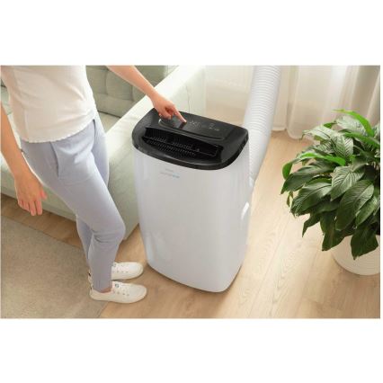Sencor - Pametni prijenosni klima uređaj 4u1 s kompletnom opremom, 1750 W/230 V, 18000 BTU, Wi-Fi, bijeli + daljinski upravljač