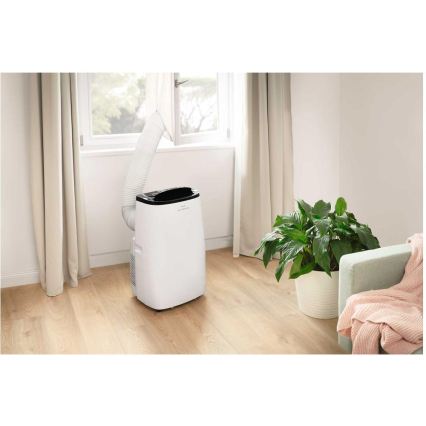 Sencor - Pametni prijenosni klima uređaj 4u1 s kompletnom opremom, 1750 W/230 V, 18000 BTU, Wi-Fi, bijeli + daljinski upravljač