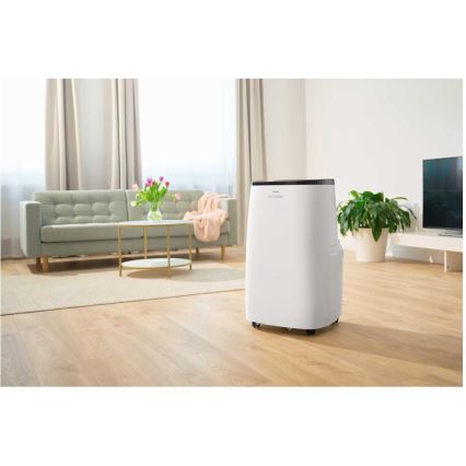 Sencor - Pametni prijenosni klima uređaj 4u1 s kompletnom opremom, 1750 W/230 V, 18000 BTU, Wi-Fi, bijeli + daljinski upravljač