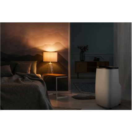Sencor - Pametni prijenosni klima uređaj 4u1 s kompletnom opremom, 1750 W/230 V, 18000 BTU, Wi-Fi, bijeli + daljinski upravljač