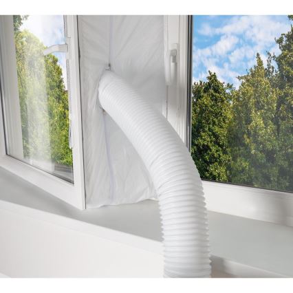 Sencor - Pametna prijenosna klima uređaj 3u1 s kompletnom opremom 1450W/230V 12000 BTU Wi-Fi bijela + daljinski upravljač