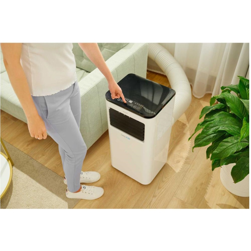 Sencor - Pametna prijenosna klima uređaj 3u1 s kompletnom opremom 805W/230V 8000 BTU Wi-Fi + daljinski upravljač