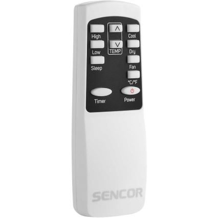 Sencor - Pametna prijenosna klima uređaj 3u1 s kompletnom opremom 805W/230V 8000 BTU Wi-Fi + daljinski upravljač