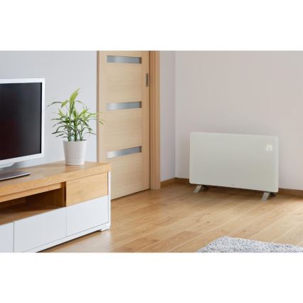 Sencor - Pametni električni grijač/konvektor 1200/2400W/230V IP24 Wi-Fi bijela