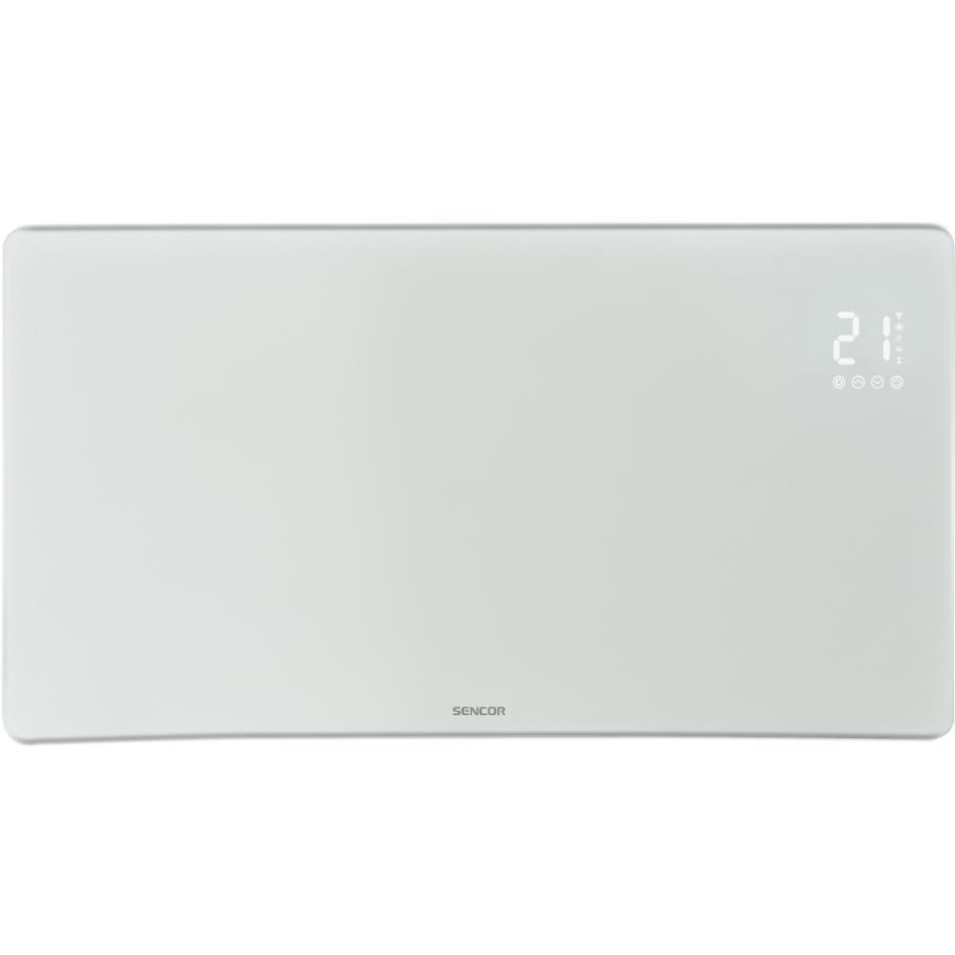 Sencor - Pametni električni grijač/konvektor 1200/2400W/230V IP24 Wi-Fi bijela