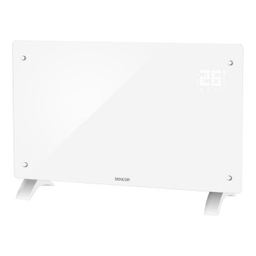 Sencor - Pametni električni grijač/konvektor 2000 W/230 V IP24 Wi-Fi bijeli + daljinski upravljač