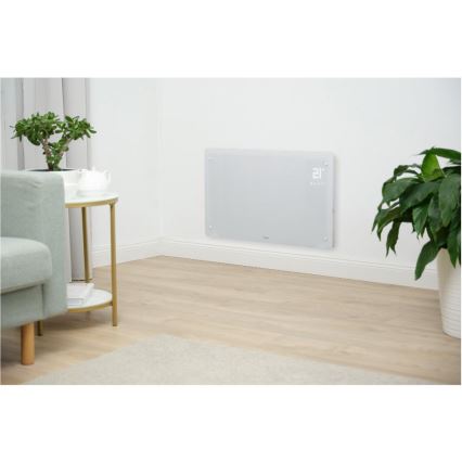 Sencor - Pametni električni grijač/konvektor 2000 W/230 V IP24 Wi-Fi bijeli + daljinski upravljač