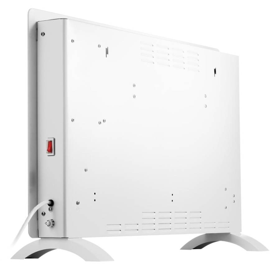 Sencor - Pametni električni grijač/konvektor 2000 W/230 V IP24 Wi-Fi bijeli + daljinski upravljač