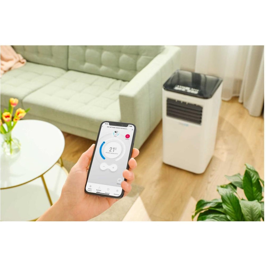Sencor - Pametni mobilni klima uređaj 3u1 sa svom dodatnom opremom 1050W/230V 10000 BTU Wi-Fi + daljinski upravljač