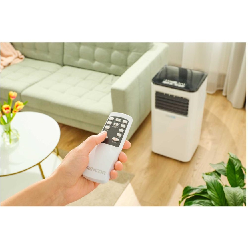 Sencor - Pametni mobilni klima uređaj 3u1 sa svom dodatnom opremom 1050W/230V 10000 BTU Wi-Fi + daljinski upravljač